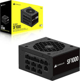 Corsair CP-9020257-NA SFX SF1000 (2024) Fully Modular Low Noise 80 Plus Platinum ATX Power Supply-ATX Bracket Included – Black