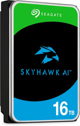 Seagate ST16000VE004 Skyhawk AI 16TB Video Internal Hard Drive HDD – 3.5 Inch SATA 6Gb/s 512MB Cache