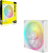 Corsair CO-9051031-WW iCUE Link LX140 RGB 140mm PWM Fan Single Pack needs iCUE Link System Hub (Sold Separately) White
