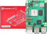 Raspberry Pi 5 8GB RAM Broadcom BCM2712 Arm Cortex-A76 2.4GHz Quad-core 64-bit Single Board Computer (Raspberry Pi 5 8GB)