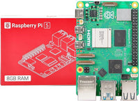 Raspberry Pi 5 8GB RAM Broadcom BCM2712 Arm Cortex-A76 2.4GHz Quad-core 64-bit Single Board Computer (Raspberry Pi 5 8GB)