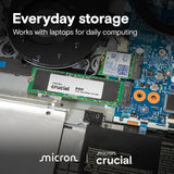 Crucial CT2000E100SSD8 E100 2TB M.2 NVMe PCIe Gen4 Internal SSD, Up to 5,000MB/s, Laptop & Desktop Compatible