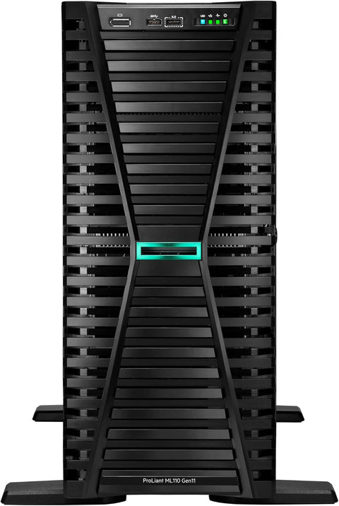 HPE P71687-005 ProLiant ML110 Gen11 4514Y16-Core 1P 2x32GB-R 8SFF1GbE 2x960GB SATA SSD 2x800W PS Tower Server
