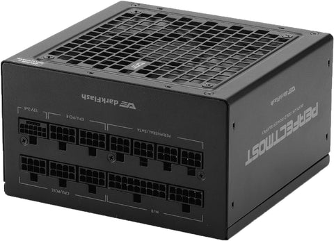 Darkflash DF-PMT-1050-BK PMT1050 Fully Modular Power Supply ATX 3.1& PCIe 5.1  80 Plus Gold Gaming PSU-Black