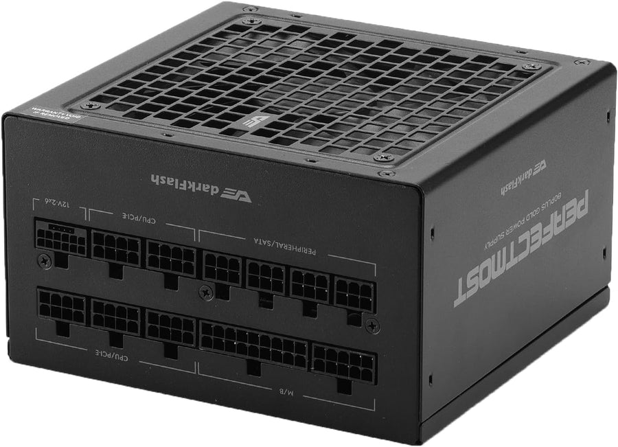 Darkflash DF-PMT-1050-BK PMT1050 Fully Modular Power Supply ATX 3.1& PCIe 5.1  80 Plus Gold Gaming PSU-Black