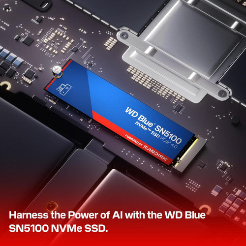 WD WDS500G5B0E Blue SN5100 500GB NVMe SSD M.2 2280, PCIe Gen 4.0