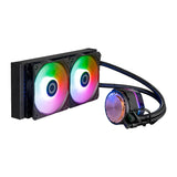 Cooler Master MasterLiquid 240 Atmos ARGB Close-Loop 120mm 4-Pin PWM 2500RPM AIO Liquid Cooler - Black (MLX-D24M-A25PZ-R1)