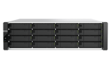 QNAP ES1686DC-R2-2142IT-96G-US 16-Bay 48GB Dual Active Controllers ZFS NAS and iSCSI/ IP-SAN. 3U,SAS 12G, 4x10GbE(SFP+)