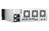 QNAP TS-H1655XEU-RP-8G-US  3U 16-Bay short-depth Rackmount NAS/iSCSI IP-SAN,12 x 3.5" SATA +4 x E1.S,Intel Atom C5125 8C