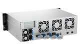 QNAP TS-H1655XEU-RP-8G-US  3U 16-Bay short-depth Rackmount NAS/iSCSI IP-SAN,12 x 3.5" SATA +4 x E1.S,Intel Atom C5125 8C
