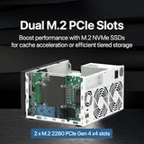 QNAP Ultra-High Speed 8 Bay NAS. Intel Core i5-12400 6C/12T, 32GB DDR4 RAM, HDMI 1.4b, 250W PSU TVS-H874-i5-32G-US