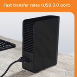 WD 8TB Elements Desktop External Hard Drive, USB 3 external hard drive for plug-and-play storage WDBWLG0080HBK-NESN