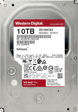 WD WD103KFBX 10TB WD Red Pro NAS Internal Hard Drive HDD - 7200 RPM, SATA 6 Gb/s, CMR, 512 MB Cache, 3.5"