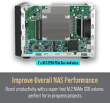 QNAP Ultra-High Speed 8 Bay Thunderbolt 4 NAS, Intel Core i9, 64GB DDR4 RAM, 2 x 2.5GbE ports TVS-H874T-i9-64G-US