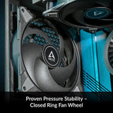 Arctic ACFAN00290A P14 Max 140mm Case Fan fluid dynamic bearing - Pack of 5 pcs (Black)