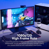 AVerMedia HDMI Capture Card, Live Streamer Ultra HD 4K60 Pass-Through on PS5, PS4 Pro, Xbox, Switch Games (GC571)