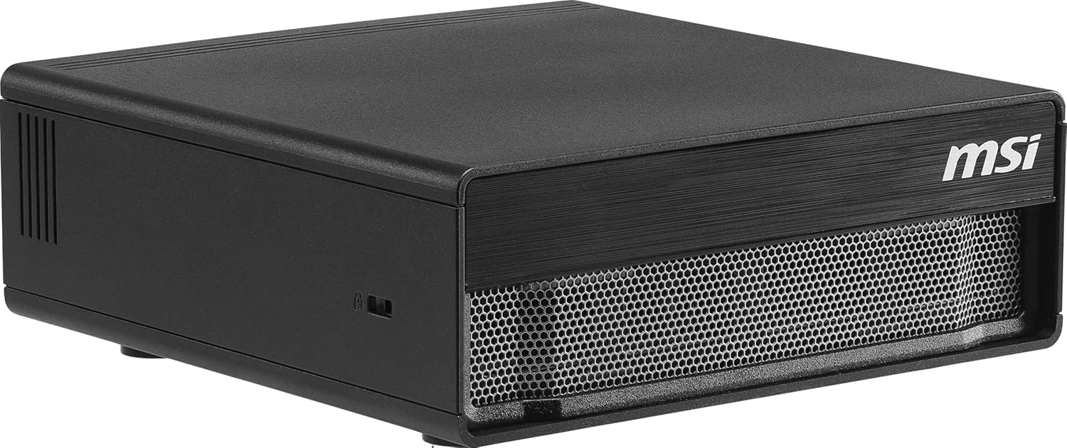 MSI EDGEXPERT13S AI Supercomputer, ARM 20-core, 128 GB LPDDR5, 4TB, WiFi 7, NVIDIA Blackwell Graphics,DGX OS - Black