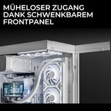 TRYX C-L700N-NN0H-G0W LUCA L70 Midi-Tower Tempered Glass ARGB PC Case - White