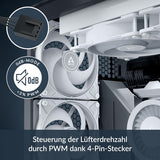 Arctic P14 Max 140mm Case Fan fluid dynamic bearing  max 2800 RPM - PWM - White ACFAN00304A