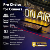 AVerMedia GC553Pro Live Gamer Ultra S White 4K HDMI Capture Card, USB Game Capture Card for Streaming and Recording