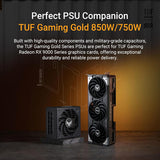 ASUS TUF-RX9070-O16G-GAMING TUF Gaming Radeon RX 9070 OC Edition 16GB GDDR6 Gaming Graphics Card