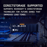 WD WDS400T2XHE BLACK4TB SN850X NVMe Internal Gaming Solid State Drive w/Heatsink compatible Gen4 PCIe M.2 2280Up to 7,300MB/s
