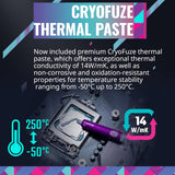 Cooler Master MasterLiquid 240L Core ARGB 120mm 4-Pin PWM 1750RPM AIO Liquid Cooler - White (MLW-D24M-A18PZ-RW)
