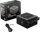 MSI MAG A750BN PCIE5 Gaming Power Supply - PCIE 5.1 Ready - 80 Plus Bronze Certified 750w - Compact Size - ATX PSU