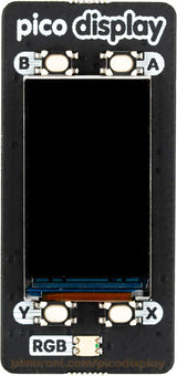 Pimoroni PIM543 Pico Display Pack 1.14" IPS LCD screen for your Raspberry Pi Pico,with four useful buttons and a RGB LED