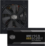 Cooler Master Gold 1250 V2 ATX3.0 Fully Modular Power Supply, 1250W, 80+ Gold ,140mm FDB Fan (MPE-C501-AFCAG-3US MWE)