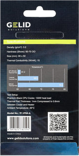 Gelid Solutions GP-Ultimate 15W-Thermal Pad 90x50x0.5mm (2pcs). Excellent Heat Conduction, Ideal Gap Filler TP-VP04-A