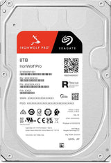 Seagate IronWolf Pro 8 TB Enterprise NAS Internal HDD CMR 3.5 Inch SATA 6 Gb/s, 7,200 RPM 256 MB Cache (ST8000NT001)