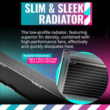 Cooler Master MasterLiquid PL360 FLUX AIO CPU Liquid Cooler, Gen2 ARGB 360mm 120 PWM Fans (Black) MLY-D36M-A23PZ-R1