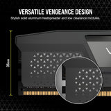 Corsair CMK32GX5M2B6000Z30 Vengeance DDR5 32GB (2x16GB) DDR5 6000MHz CL30 AMD Expo Intel XMP iCUE  Computer Memory - Gray