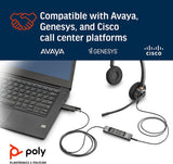 Poly 783R3AA EncorePro 525 USB-A Stereo Headset