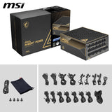 MSI MEG Ai1600T PCIE5 ATX 3.1 1600W Gaming Power Supply MEGAI1600TPCIE5