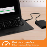 WD 1TB Elements Portable External Hard Drive for Windows, USB 3.2 Gen 1/USB 3.0 for PC & Mac WDBUZG0010BBK-WESN