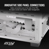 Corsair CP-9020274-NA ATX M850x Shift Fully Modular ATX Power Supply, 80 Plus Gold, Zero RPM - Modular Side Interface - White