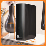 WD 8TB Elements Desktop External Hard Drive, USB 3 external hard drive for plug-and-play storage WDBWLG0080HBK-NESN