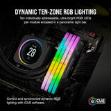 Corsair CMH16GX5M2B5200C40 Vengeance RGB DDR5 RAM 16GB (2x8GB) 5200MHz Intel XMP iCUE Compatible Computer Memory -Black