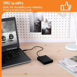 WD 1TB Elements Portable External Hard Drive for Windows, USB 3.2 Gen 1/USB 3.0 for PC & Mac WDBUZG0010BBK-WESN