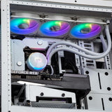 Cooler Master MasterLiquid PL360 FLUX AIO CPU Liquid Cooler, Gen2 ARGB 360mm 120 PWM Fans (white) MLY-D36M-A23PZ-RW