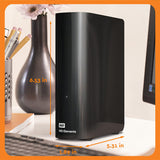 WD Elements Desktop Hard Drive 20TB USB 3.0 External HDD (WDBWLG0200HBK-NESN)