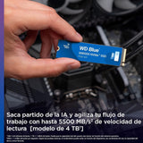 WD 4TB WD Blue SN5000 NVMe Internal Solid State Drive SSD - PCIe Gen 4.0, M.2 2280, Up to 5,500 MB/s (Pack of 3)