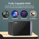 QNAP TS-632X-4G-US 6-Bay ARM-based NAS, Quad Core 2.0GHz, 4GB DDR4 RAM, 10GbE(SFP+), 2.5GbE and PCIe Gen3 Expansion Slot