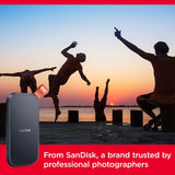 SanDisk SDSSDE30-1T00-G26 1TB Portable SSD - Up to 800MB/s,USB-C 3.2 Gen 2, Updated Firmware,External Solid State Drive