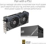 ASUS GeForce RTX 4070 Super OC Edition Graphics Card, PCIe 4.0, 12GB GDDR6X, DLSS 3, HDMI 2.1, DP 1.4a DUAL-RTX4070S-O12G