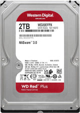 WD WD20EFPX 2TB WD Red Plus NAS Internal Hard Drive HDD - 5400 RPM, SATA 6 Gb/s, CMR, 64 MB Cache, 3.5"