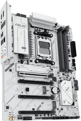 ASUS B650E MAX GAMING WIFI W AM5 ATX Motherboard, White PCB, DDR5, PCIe 5.0, 3X M.2, Wi-Fi 6E, Aura Sync, Advanced AI PC