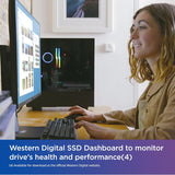 WD 2TB WD Blue SN580 NVMe Internal Solid State Drive SSD - Gen4 x4 PCIe 16Gb/s, M.2 2280, Up to 4,150 MB/s (WDS200T3B0E)